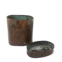 Old Hand Soldered Copper Lidded Case