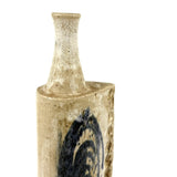 Mid Century Hand-built Studio Pottery Tall Single Stem Vase