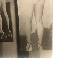 Nailed Up Pin Ups, Unusual Old Snapshot Photo