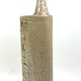 Mid Century Hand-built Studio Pottery Tall Single Stem Vase