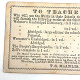 Unusual Antique Sunday School Temperance Pledge: Wine, Beer, Cider, Tobacco--and Opium!