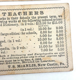 Unusual Antique Sunday School Temperance Pledge: Wine, Beer, Cider, Tobacco--and Opium!