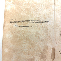 Memoir of Charles Henry Porter by E. Goodrich Smith, 1849, with Wooly Mammoth Endpaper Drawing