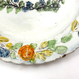 One Sweet Kiss is the Price of This, Very Scarce c. 1830 English Creamware Child's Plate