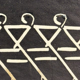 Rowers, Susan Flint 1930s Linocut  Illustration for The New Yorker, with Original Editorial Stamped Cardboard