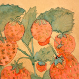 Strawberries, 1909 Pennsylvania Watercolor Drawing by Katie Eby