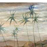 "Blue Dusk (Bathsheeba)"  Rather Transportive Watercolor Seascape Signed L. Foster, c. 1920s