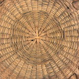Very Fine Antique Wabanaki Ash Splint Lidded Basket with Curlicues
