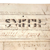 Kingdoms and Crowns Must in the Dust Be Laid, George Smith's Very Excellent 1828 Penmanship Sample, Double-sided