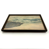 Lovely Early 20th Century Watercolor Seascape in Original Frame