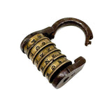 Scarce 18th/19th Century French Five Dial Letter Code Barrel Lock