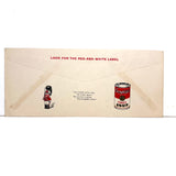 Loaded 1947 Postmarked Campbell's Tomato Soup Cover Addressed to Allen B. Dumont Inc. (with US Army Stamp)