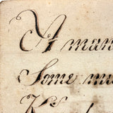 Kingdoms and Crowns Must in the Dust Be Laid, George Smith's Very Excellent 1828 Penmanship Sample, Double-sided