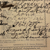 1886 + 1888 Almanacs with Handwritten Daily Diaries
