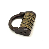 Scarce 18th/19th Century French Five Dial Letter Code Barrel Lock