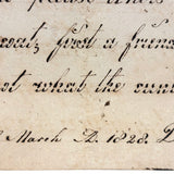 Kingdoms and Crowns Must in the Dust Be Laid, George Smith's Very Excellent 1828 Penmanship Sample, Double-sided