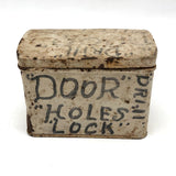 Obsessive "Door Holes Lock Drill " Tin