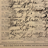 1886 + 1888 Almanacs with Handwritten Daily Diaries