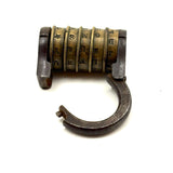 Scarce 18th/19th Century French Five Dial Letter Code Barrel Lock
