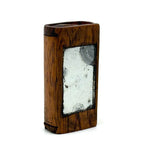 Unusual Antique Hand-carved Fragment Mirror Vesta with Slide Openings at Both Ends, Presumed Earlier 19th Century (Copy)