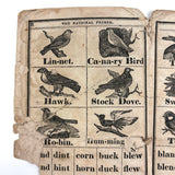 Scarce, Wonderful, Much Worn and Torn 1844 New National Primer with Hand-sewn Repair Everywhere