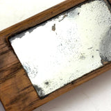 Unusual Antique Hand-carved Fragment Mirror Vesta with Slide Openings at Both Ends, Presumed Earlier 19th Century (Copy)