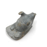 Marvelous Isah Papialuk (Povungnituk Inuit) 1985 Carved Stone "Winged" Seal