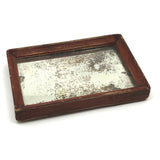 Aura-Full, Very Heavy, Early American Mirror in Red Paint