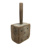 Gorgeous Large Primitive Mallet with Five Fat Iron Nails