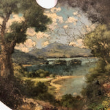 SOLD Wonderful Late 19th/Early 20th C. Painter's Palette with Landscape