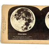 Full Moon, C. Bierstadt / Underwood & Underwood c. 1890 Stereoview