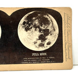 Full Moon, C. Bierstadt / Underwood & Underwood c. 1890 Stereoview