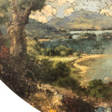 SOLD Wonderful Late 19th/Early 20th C. Painter's Palette with Landscape