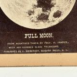 Full Moon, C. Bierstadt / Underwood & Underwood c. 1890 Stereoview