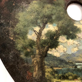 SOLD Wonderful Late 19th/Early 20th C. Painter's Palette with Landscape