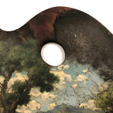 SOLD Wonderful Late 19th/Early 20th C. Painter's Palette with Landscape