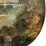 SOLD Wonderful Late 19th/Early 20th C. Painter's Palette with Landscape