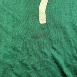 (With A Nod to Jaylen Brown) c. 1930s Green Knit Small Empire Athletic Supply Co. Basketball Jersey with Hand-Sewn No. 7