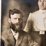 Moody Portrait of Compelling Couple, Antique RPPC