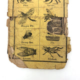 Scarce, Wonderful, Much Worn and Torn 1844 New National Primer with Hand-sewn Repair Everywhere