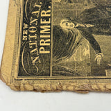 Scarce, Wonderful, Much Worn and Torn 1844 New National Primer with Hand-sewn Repair Everywhere