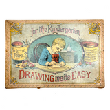 For the Kindergarten, Drawing Made Easy, Complete c. 1890 Drawing Stencil Set with Many Drawings