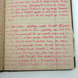 Old Ledger Turned 1971 Diary of High School Junior-Senior (Written in Pink Marker!)