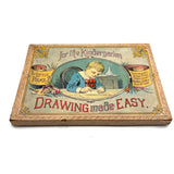 For the Kindergarten, Drawing Made Easy, Complete c. 1890 Drawing Stencil Set with Many Drawings