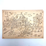For the Kindergarten, Drawing Made Easy, Complete c. 1890 Drawing Stencil Set with Many Drawings