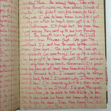 Old Ledger Turned 1971 Diary of High School Junior-Senior (Written in Pink Marker!)