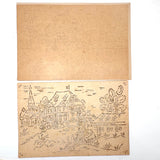 For the Kindergarten, Drawing Made Easy, Complete c. 1890 Drawing Stencil Set with Many Drawings