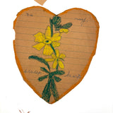 Set of Six Homemade Crayon Decorated Valentines