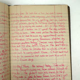 Old Ledger Turned 1971 Diary of High School Junior-Senior (Written in Pink Marker!)
