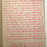 Old Ledger Turned 1971 Diary of High School Junior-Senior (Written in Pink Marker!)
